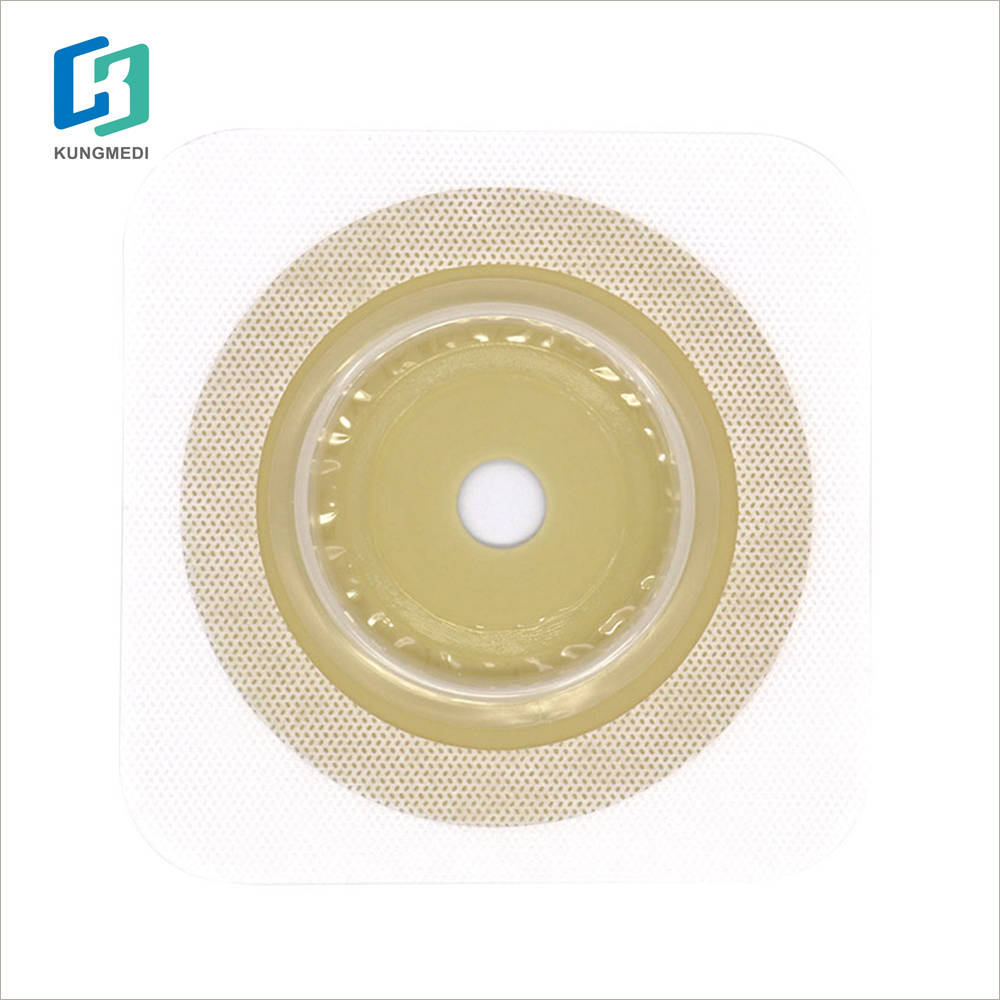 Two piece water gel Two piece water gel ostomy adhesive barrier
